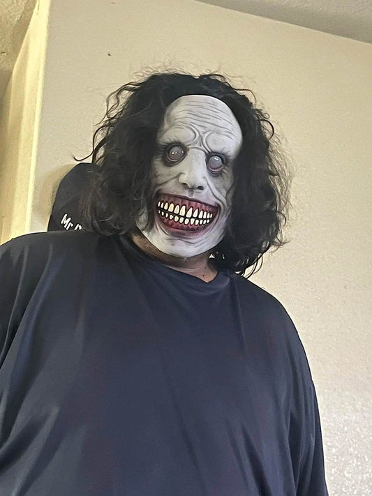 Spooky Halloween Mask Evil Smiling Demon For Horror Fans - ToylandEU