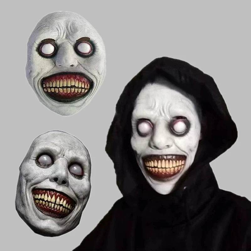 Spooky Halloween Mask Evil Smiling Demon For Horror Fans - ToylandEU