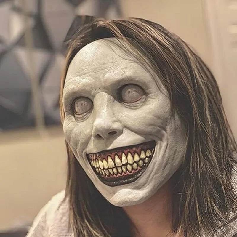 Spooky Halloween Mask Evil Smiling Demon For Horror Fans - ToylandEU