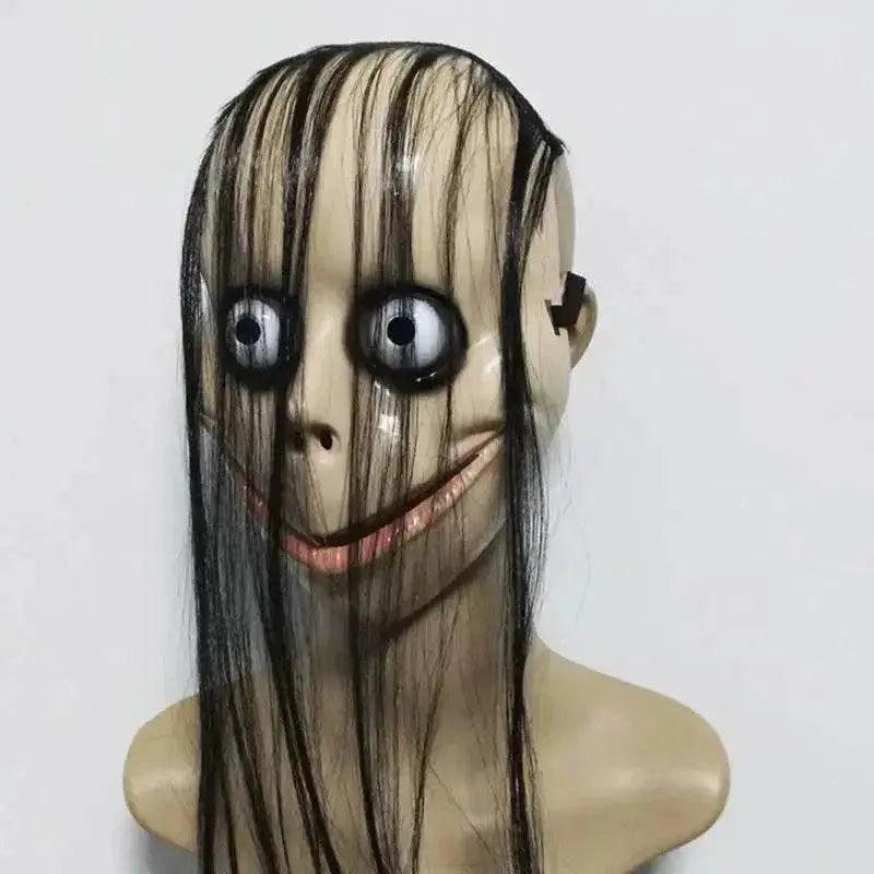  Spooky Halloween Mask Long Hair Wig Toyland EU -  ToylandEU™