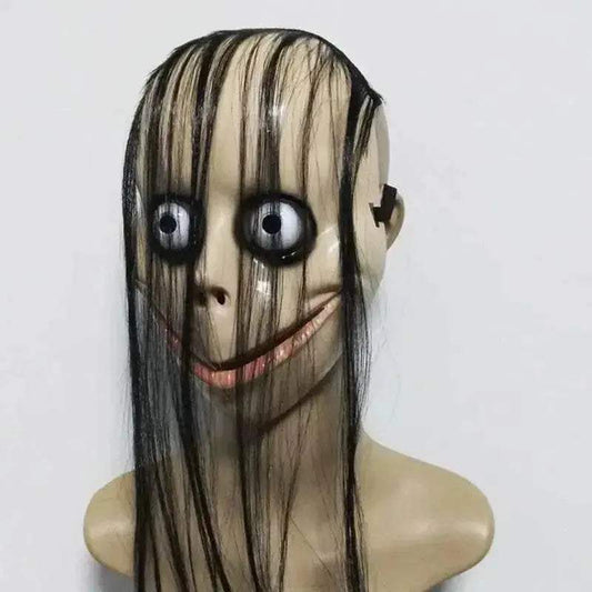  Spooky Halloween Mask Long Hair Wig Toyland EU -  ToylandEU™