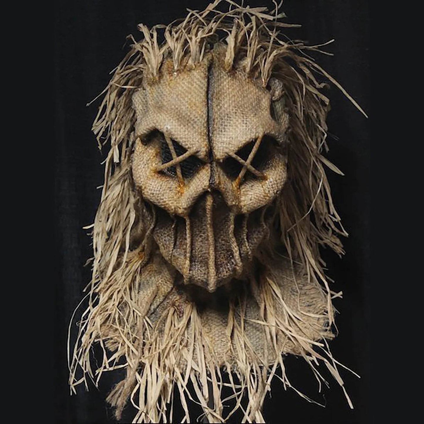 Spooky Halloween Mask Scarecrow Design Full Face For Adults - ToylandEU