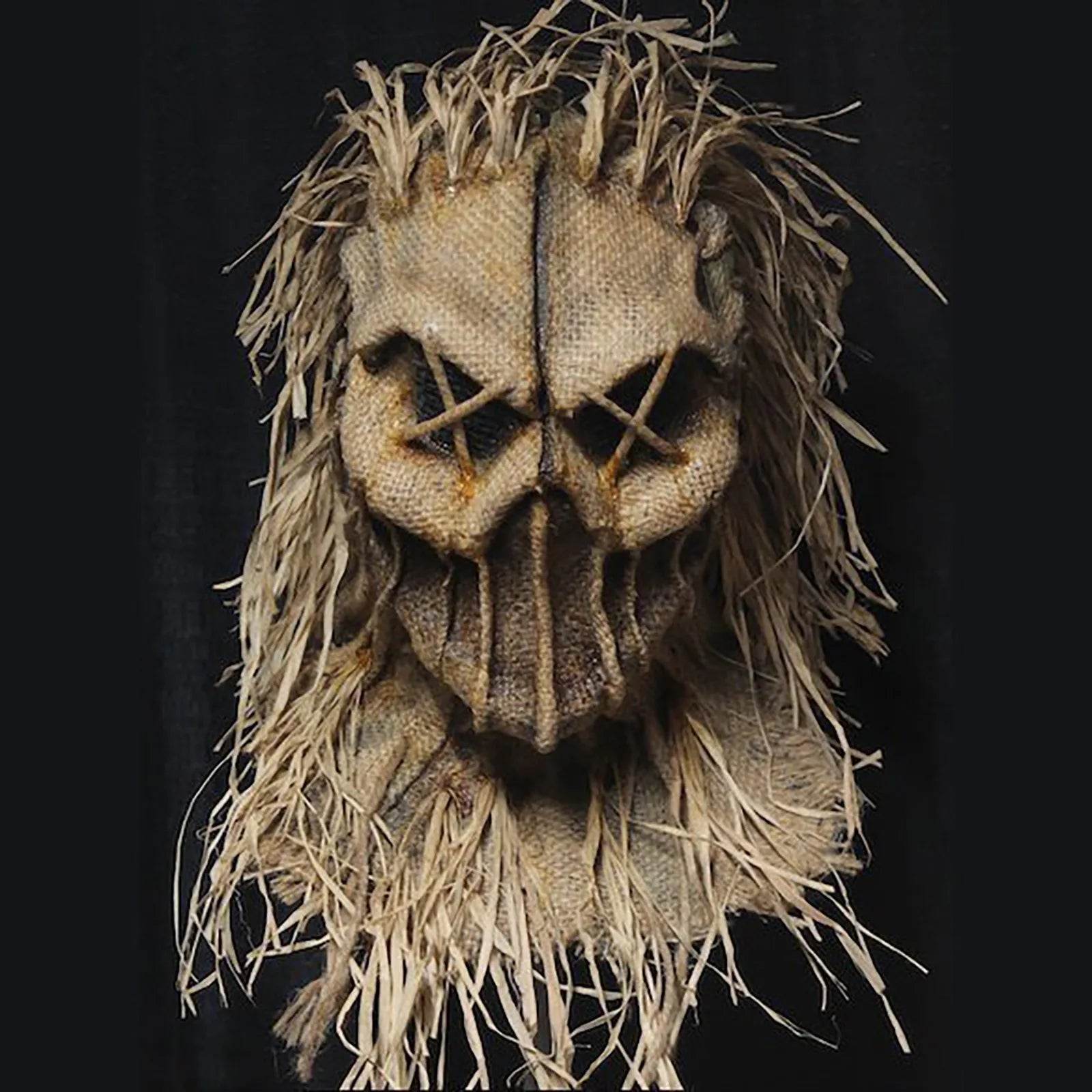 Spooky Halloween Mask Scarecrow Design Full Face For Adults - ToylandEU