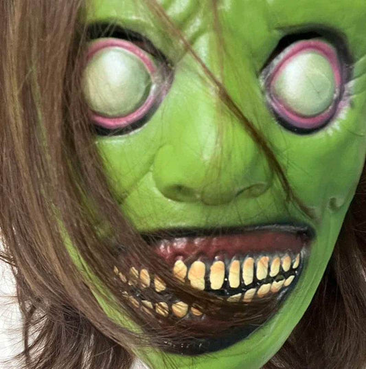 Spooky Halloween Mask Smiling Demon Design For Adults - ToylandEU