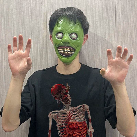 Spooky Halloween Mask Smiling Demon Design For Adults - ToylandEU