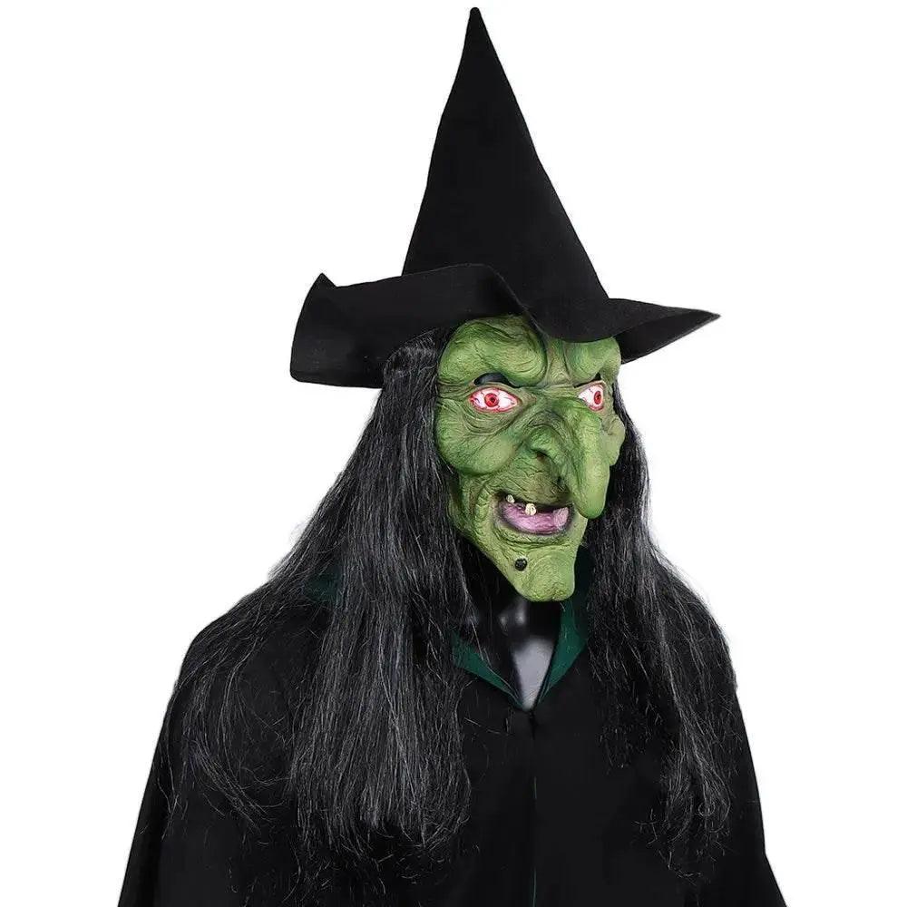  Spooky Latex Witch Mask With Hat 1 Size Toyland EU -  ToylandEU™