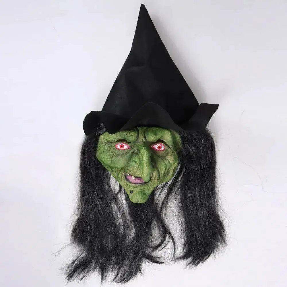  Spooky Latex Witch Mask With Hat 1 Size Toyland EU -  ToylandEU™