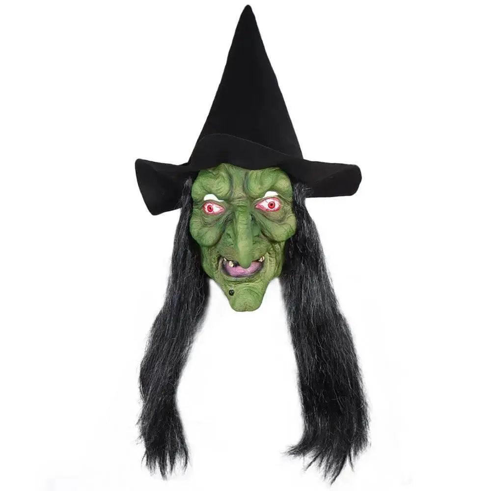  Spooky Latex Witch Mask With Hat 1 Size Toyland EU -  ToylandEU™
