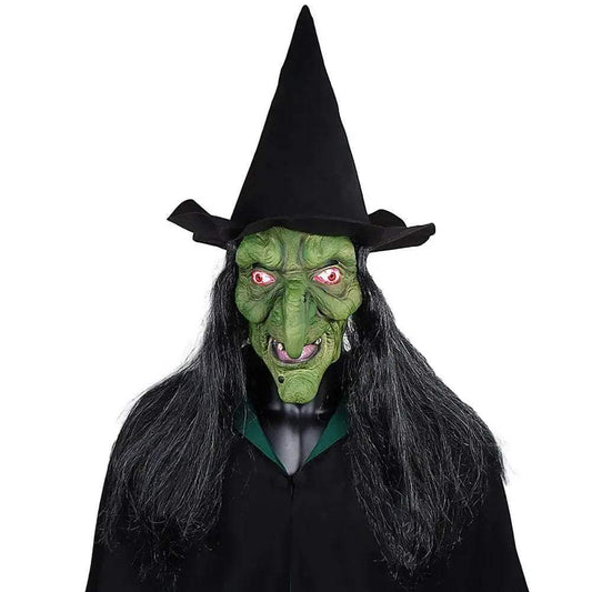  Spooky Latex Witch Mask With Hat 1 Size Toyland EU -  ToylandEU™