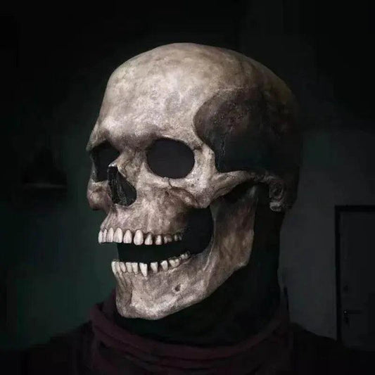  Spooky Realistic Skull Mask Movable Mouth Toyland EU -  ToylandEU™