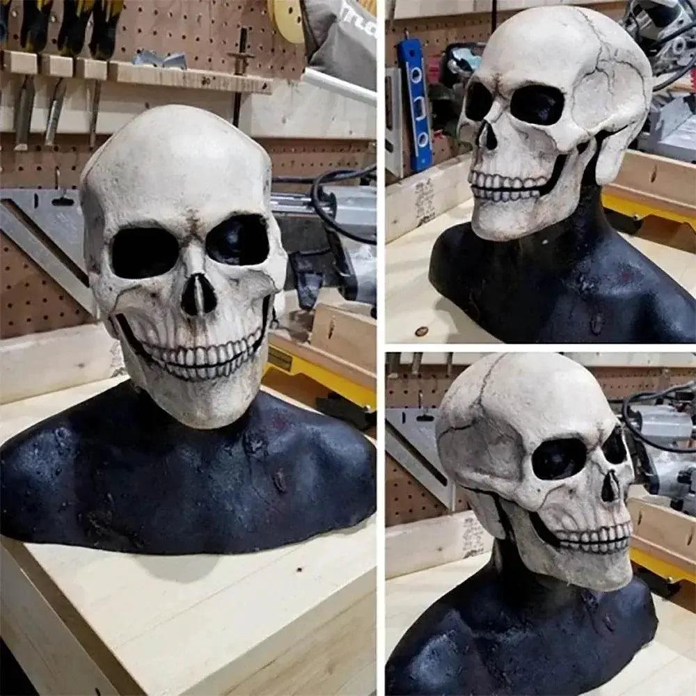  Spooky Realistic Skull Mask Movable Mouth Toyland EU -  ToylandEU™