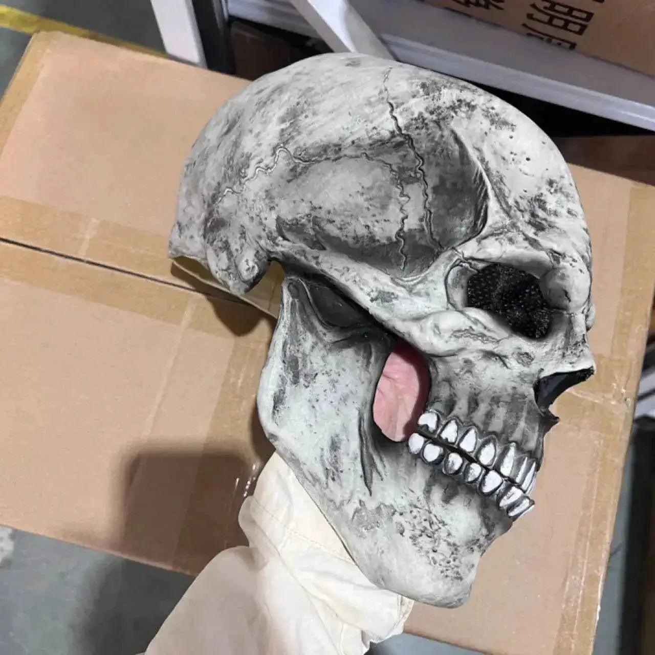  Spooky Realistic Skull Mask Movable Mouth Toyland EU -  ToylandEU™