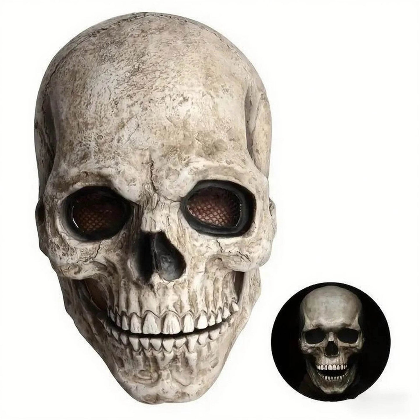 Spooky Skeleton Mask Articulated Jaw For Teens And Adults - ToylandEU