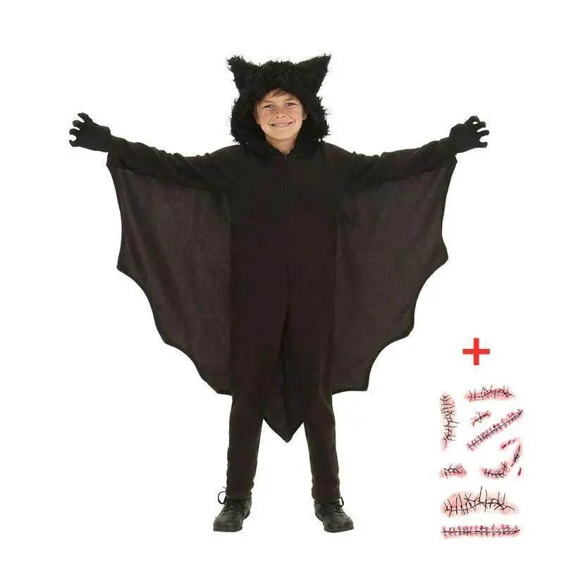  Spooky Vampire Bat Costume Hooded For Kids Toyland EU -  ToylandEU™