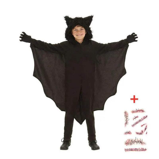  Spooky Vampire Bat Costume Hooded For Kids Toyland EU -  ToylandEU™