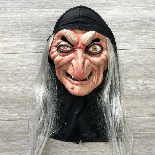 Spooky Witch Mask Latex Sorceress For Halloween Party - ToylandEU