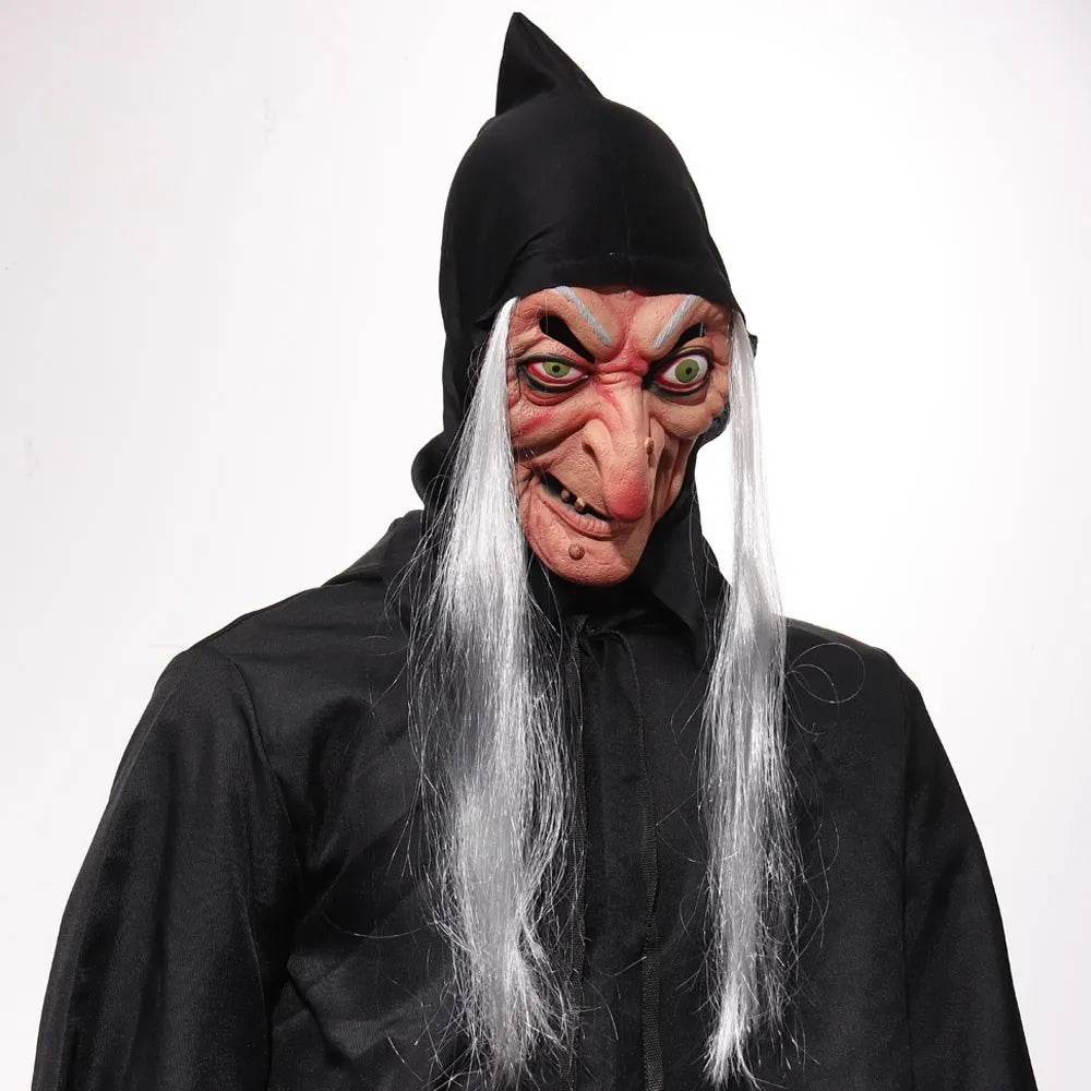 Spooky Witch Mask Latex Sorceress For Halloween Party - ToylandEU