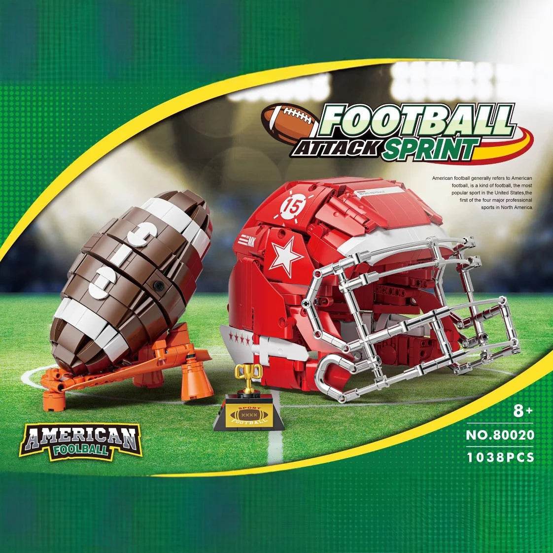 Sports Baseball Series Building Set Small Particles DIY Toys - ToylandEU