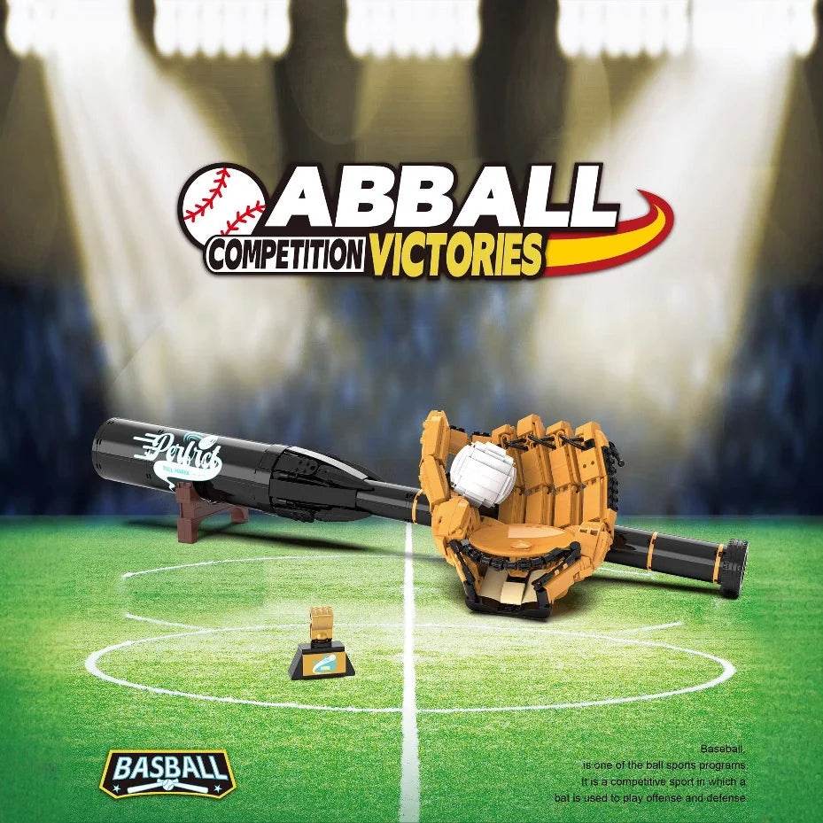 Sports Baseball Series Building Set Small Particles DIY Toys - ToylandEU