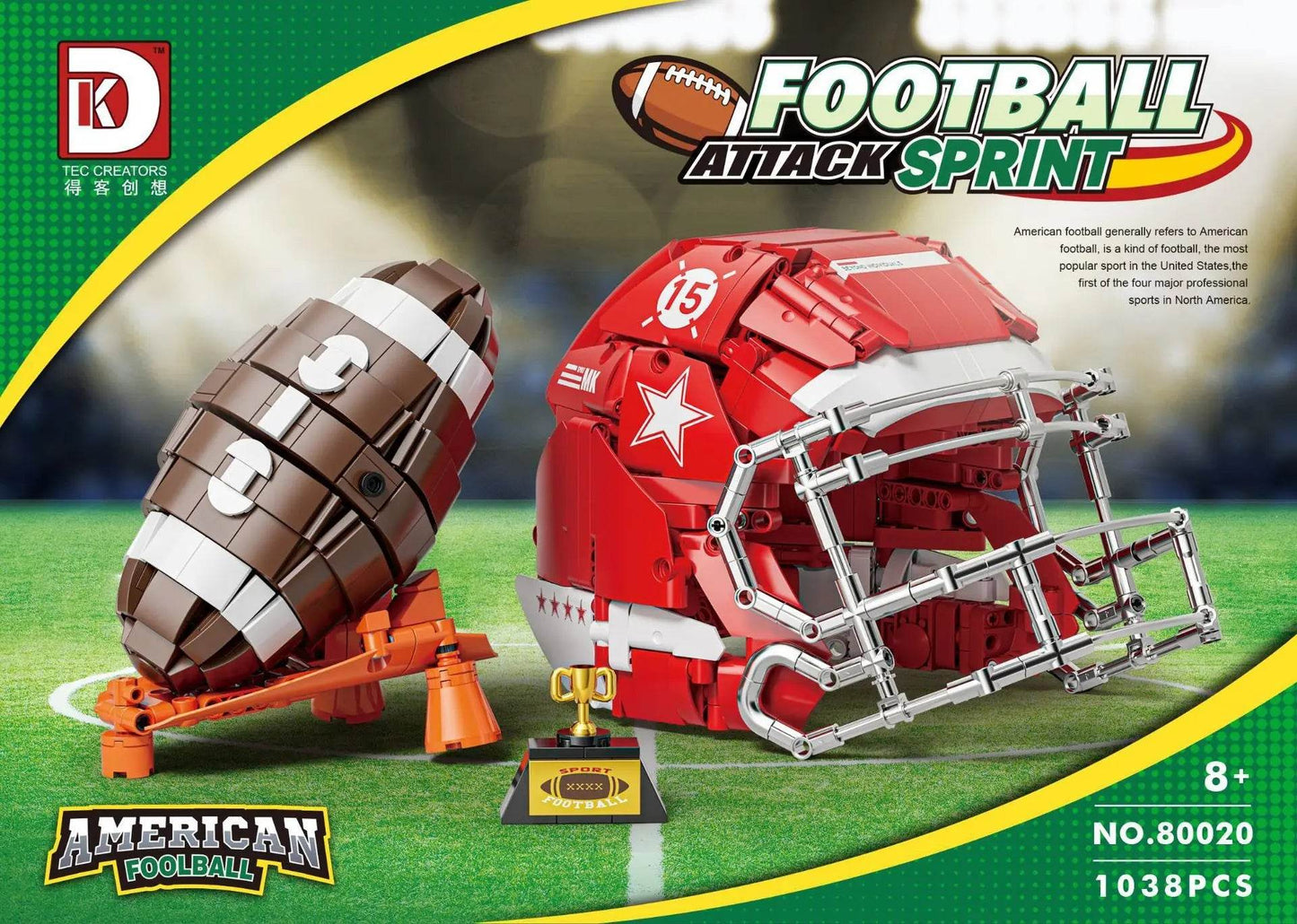 Sports Baseball Series Building Set Small Particles DIY Toys - ToylandEU