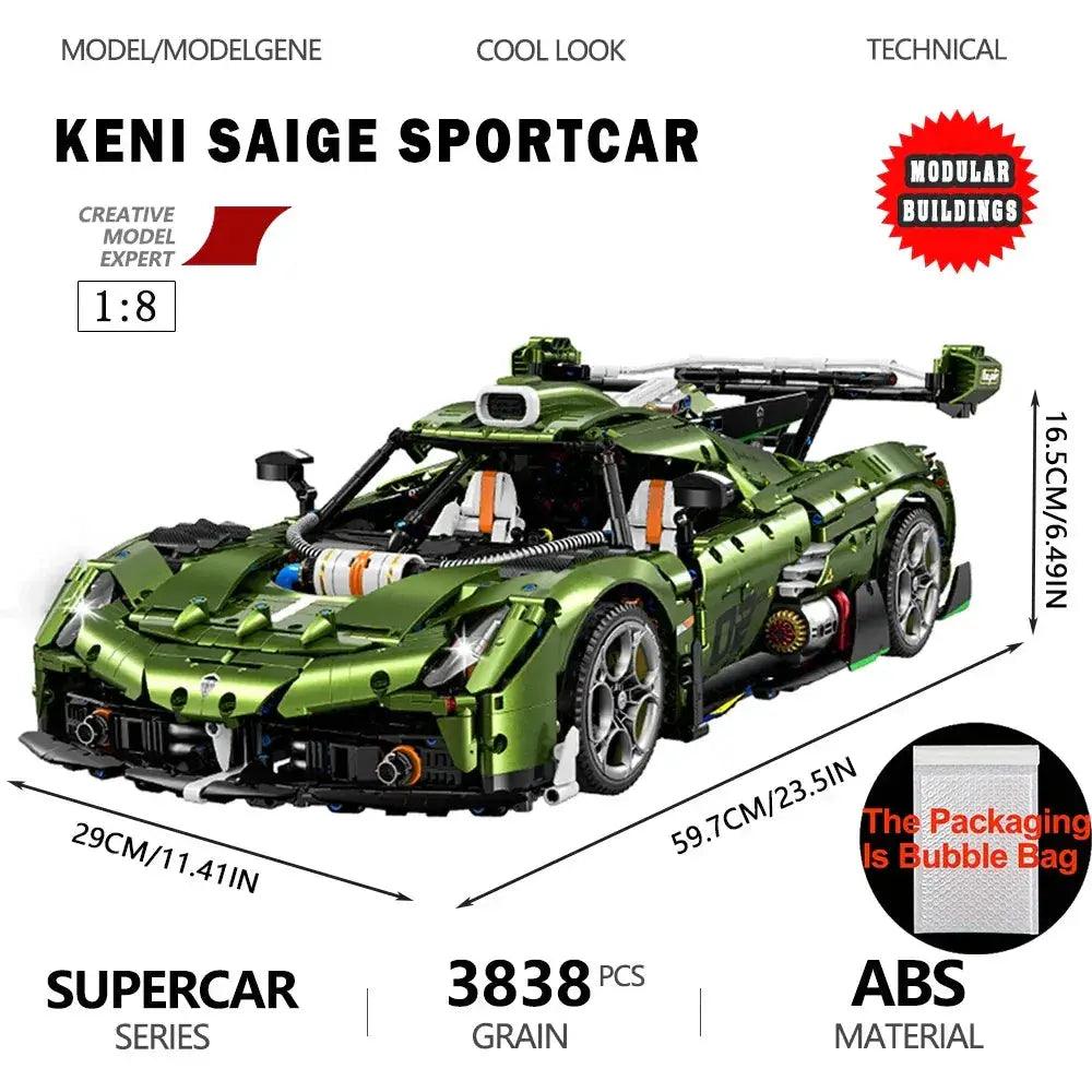  Sports Car Building Blocks Set Educational Toy -  ToylandEU™