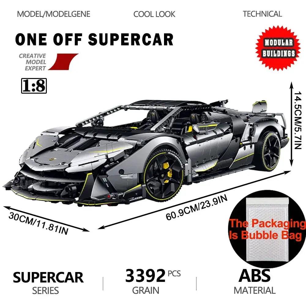  Sports Car Building Blocks Set Educational Toy -  ToylandEU™