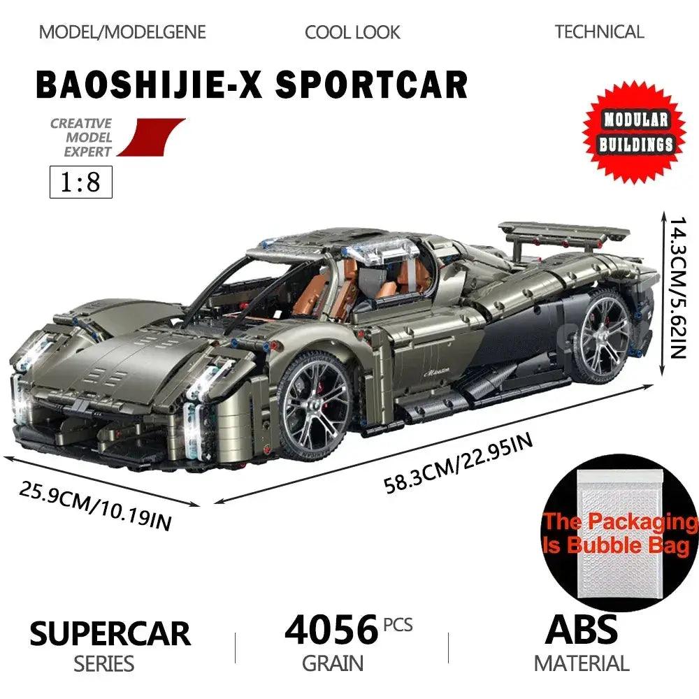  Sports Car Building Blocks Set Educational Toy -  ToylandEU™