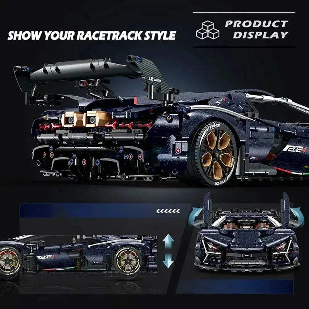 Sports Car Building Blocks Set For Kids Educational Gift Idea - ToylandEU
