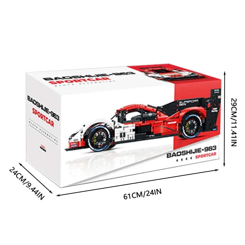 Sports Car Building Blocks Set For Kids Educational Gift Idea - ToylandEU