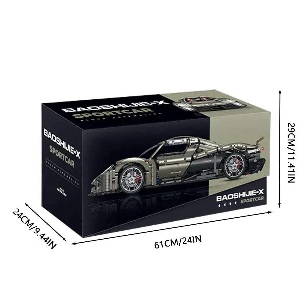 Sports Car Building Blocks Set For Kids Educational Gift Idea - ToylandEU
