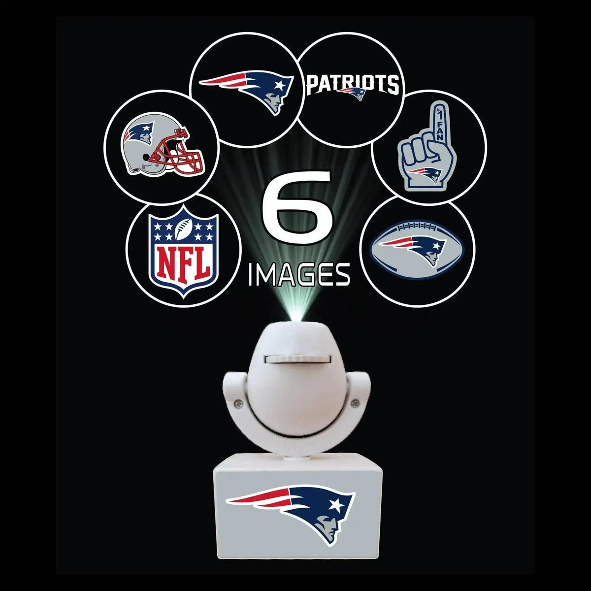  New England Patriots Led Spotlight Projector Mini Portable -  ToylandEU™