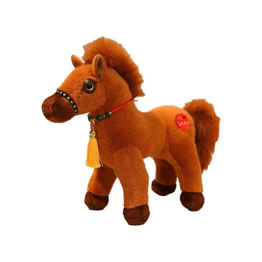  Spring Festival Pony Plush Soft Toy With Fluffy Tail -  ToylandEU™