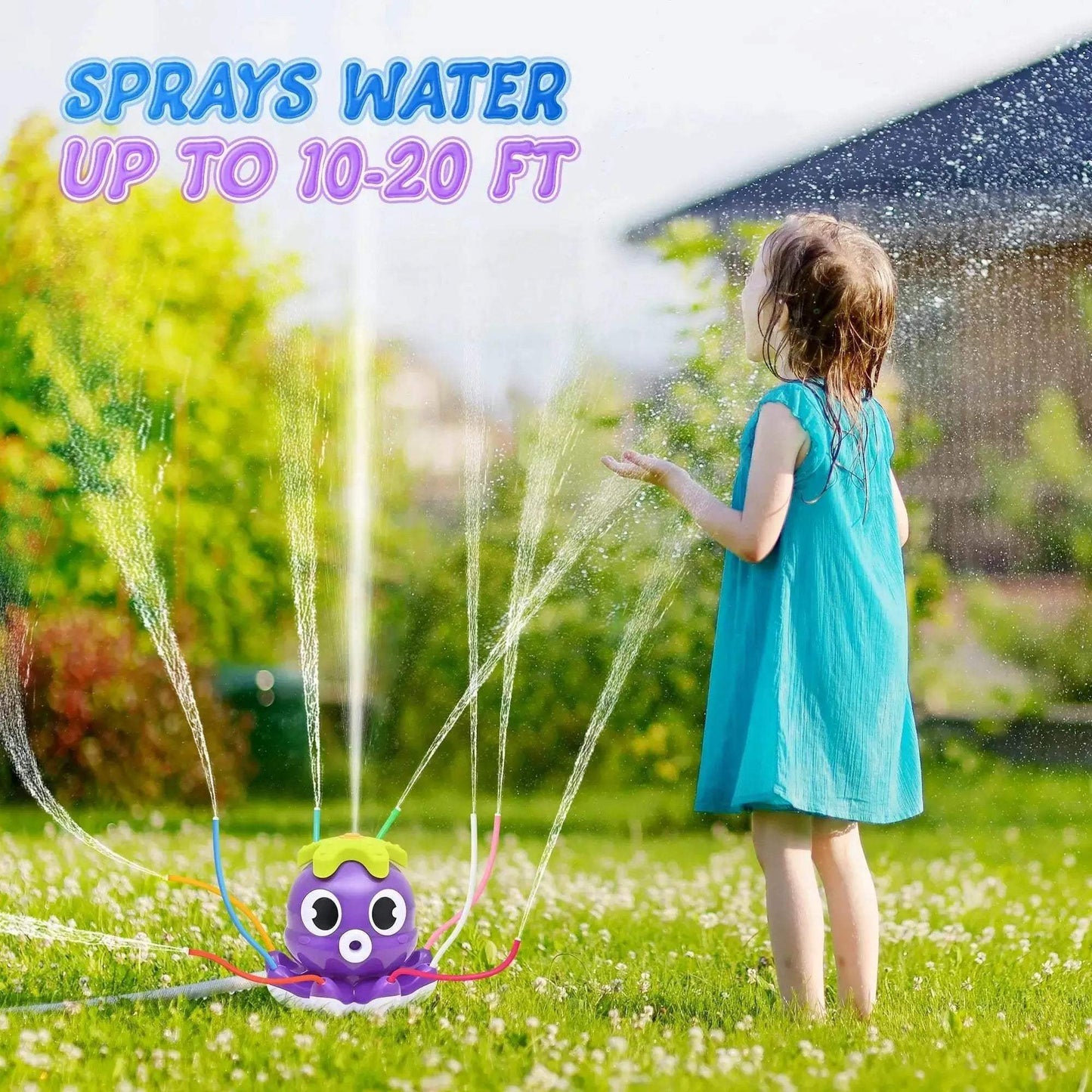  Sprinkler Rotating Spray Outdoor Games for Kids Garden Toy -  ToylandEU™