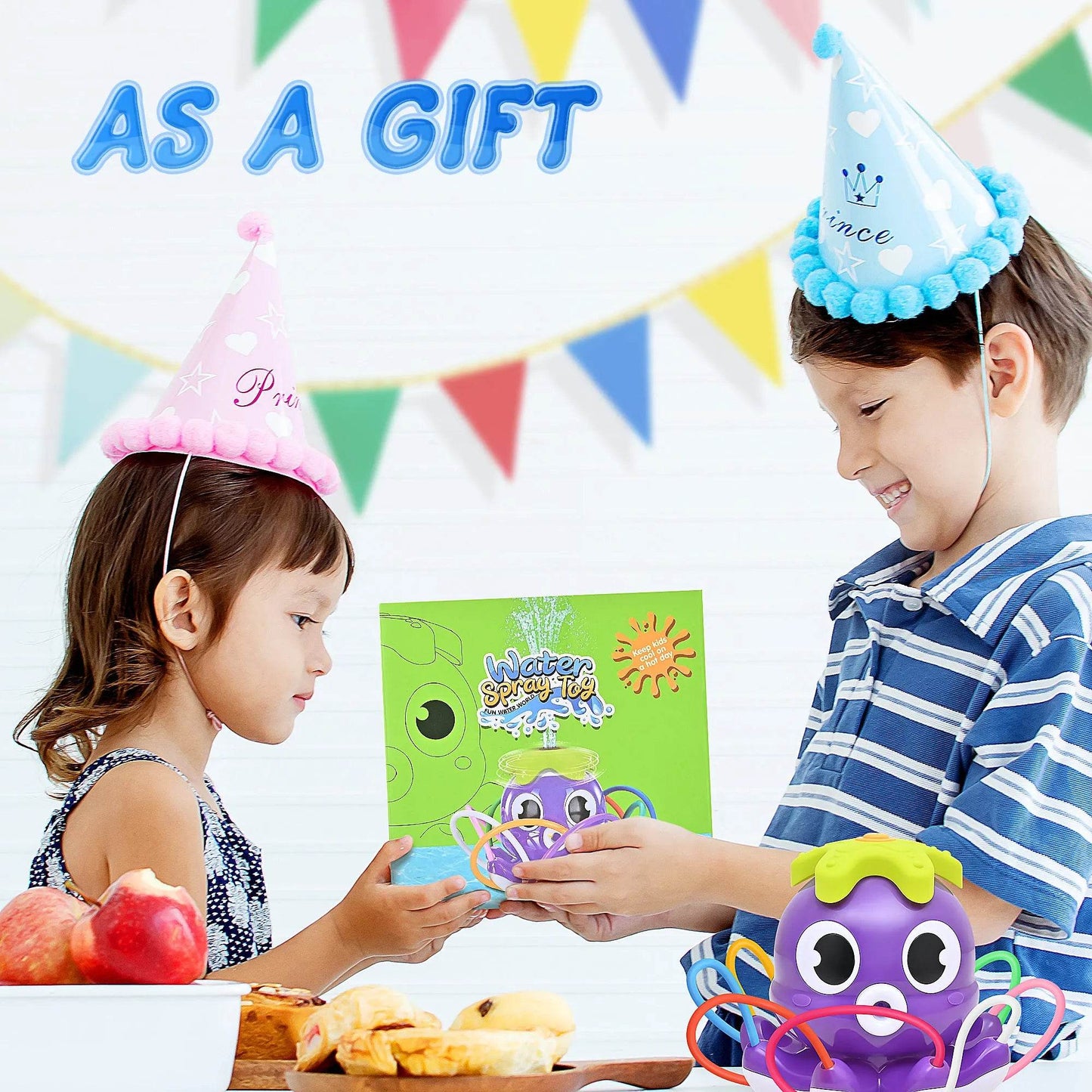 Sprinkler Rotating Spray Outdoor Games for Kids Garden ToylandEU