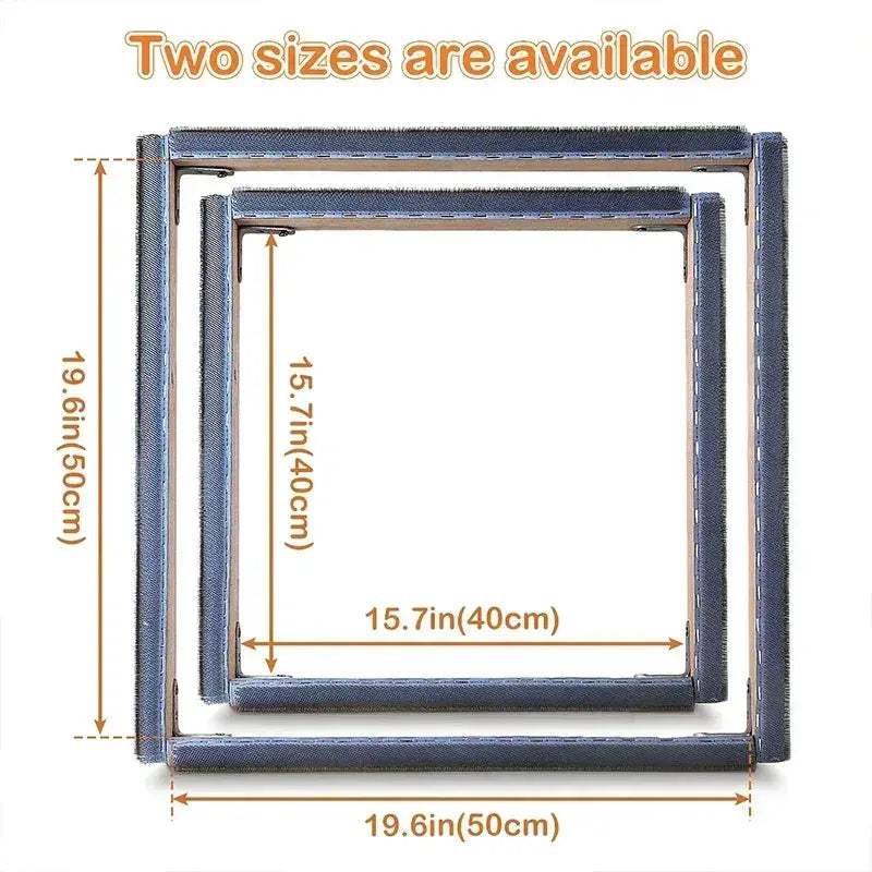 Square Punch Needle Embroidery Hoop With Durable Wooden Frame - ToylandEU