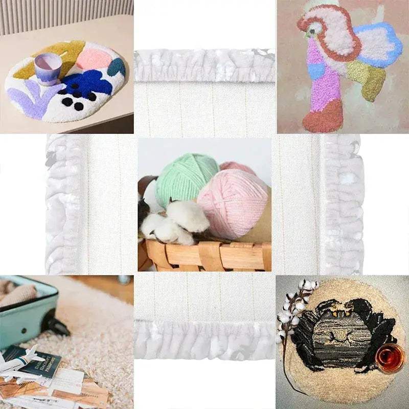 Square Punch Needle Embroidery Hoop With Durable Wooden Frame - ToylandEU