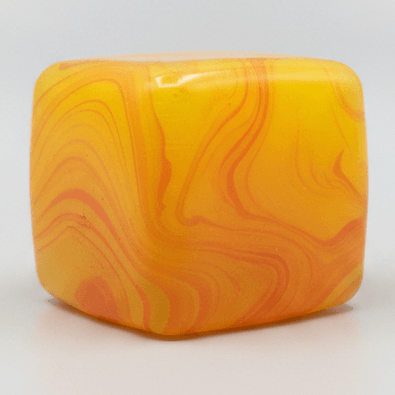 Squeeze Cube | Yellow Orange Swirl | Toylandeu™