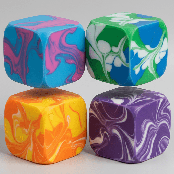 Squeeze Cubes Set | Slow Rising Foam | Toylandeu™