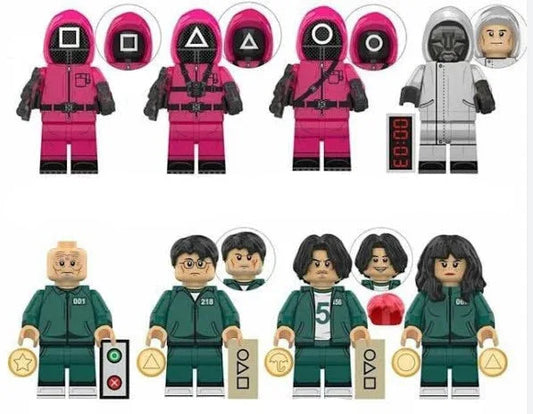 Squid Game Custom Figure Set S2S1 (9 Figures) - ToylandEU