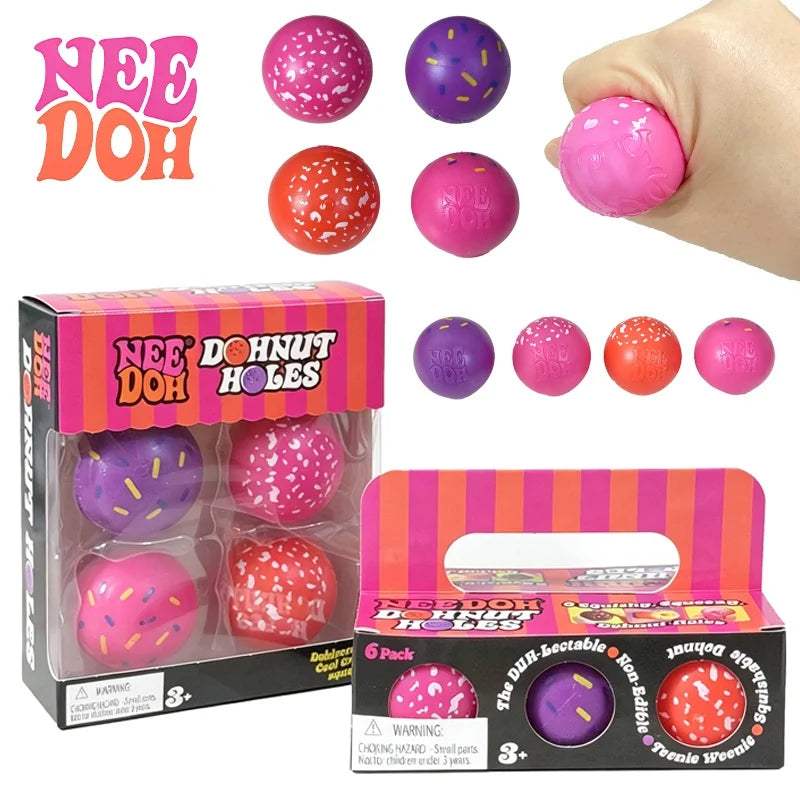 Squishy Stress Balls | Set of 4 or 6 | Toylandeu™
