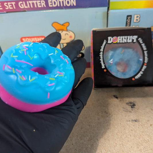 Squishy Toy | Donut Squish Blue Pink | Toylandeu™