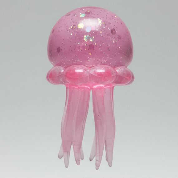 Squishy Toy | Pink Jellyfish Slow Rise | Toylandeu™