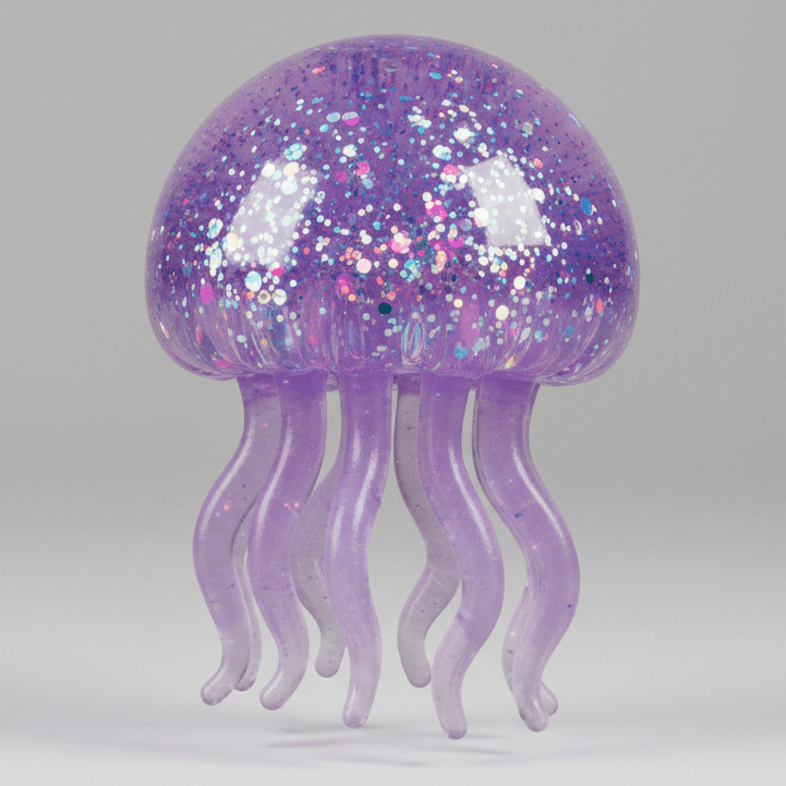 Squishy Toy | Purple Jellyfish | Toylandeu™