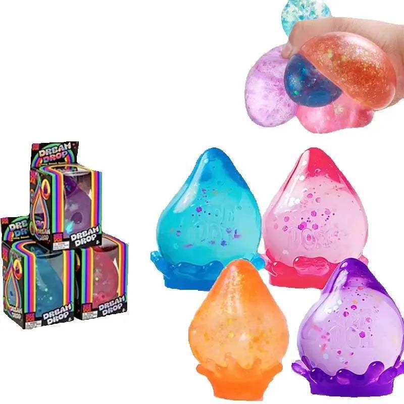 Squishy Toy | Slow Rebound Glitter Fill | Toylandeu™