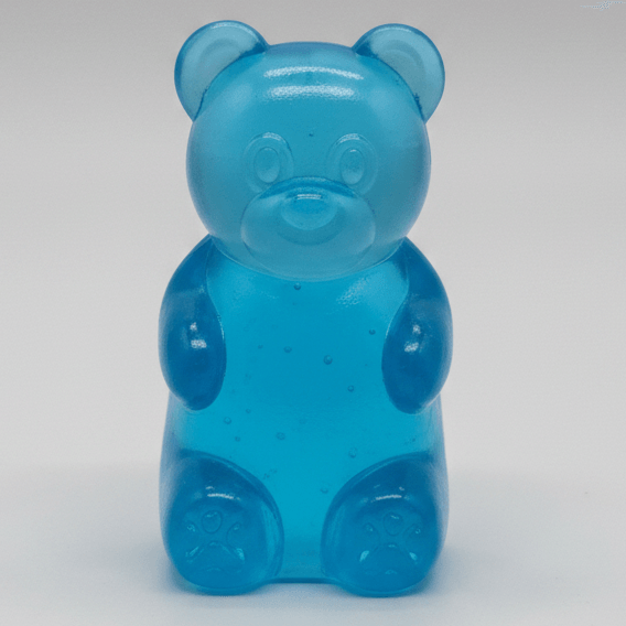 Squishy Toy | Slow Rising Blue Gummy Bear | Toylandeu™