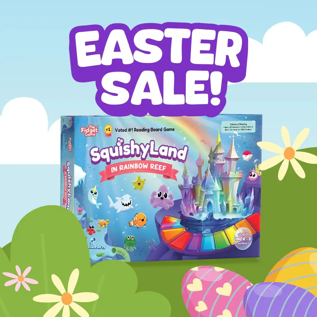 Squishyland Reading Board Game for Early Learners Boosts Phonics Confidence - The Fidget Games