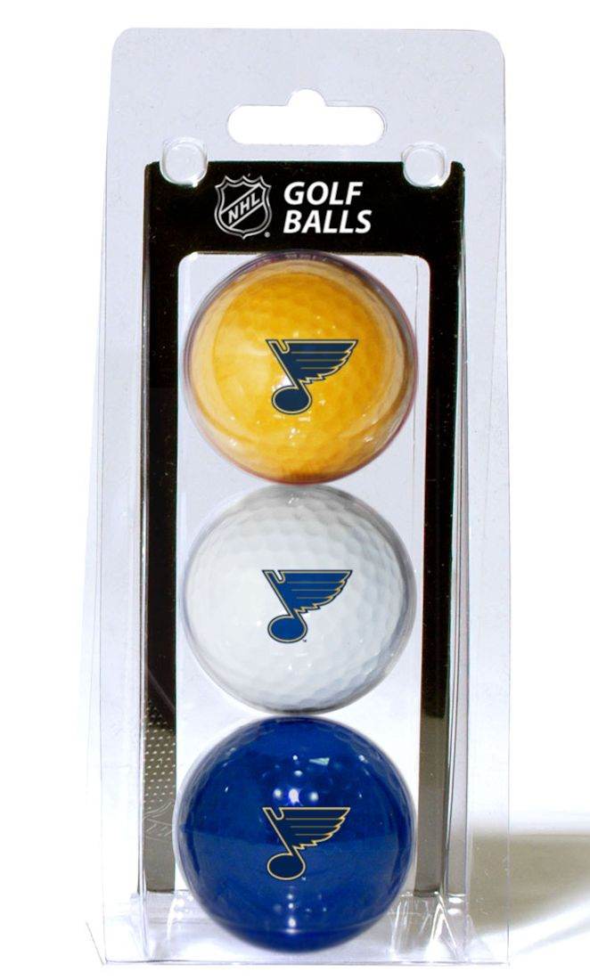 St. Louis Blues 3 Pack Golf Balls Team Golf White Or Color - ToylandEU