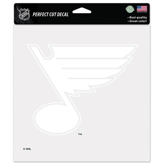 St Louis Blues Decal 8x8 Perfect Cut White Vinyl Sticker - ToylandEU
