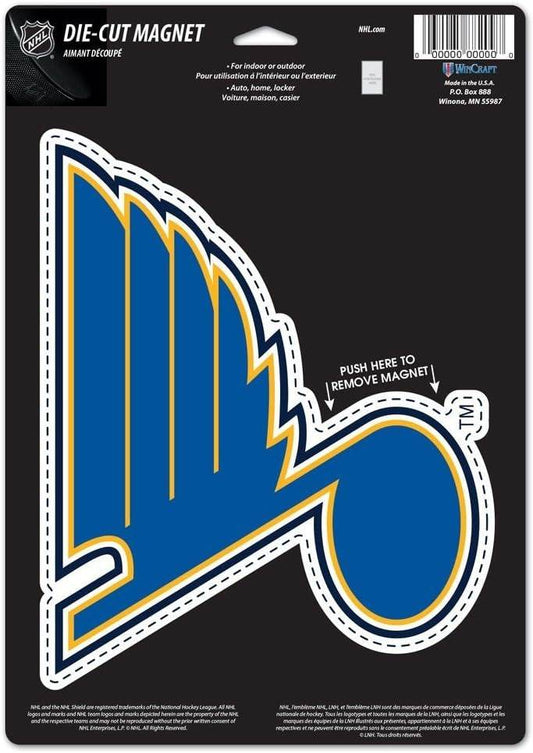 St Louis Blues Die Cut Magnet 6.25x9 Logo Special Order - ToylandEU