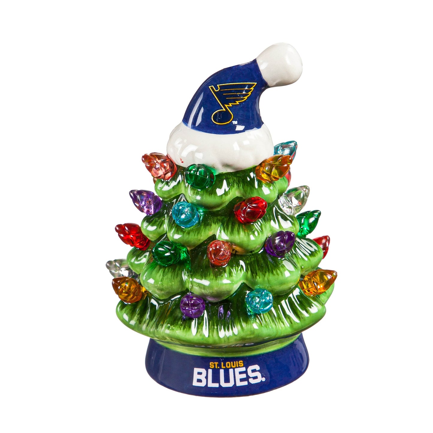 St Louis Blues LED Christmas Tree Tabletop Ornament 4 Inch - ToylandEU